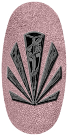 DASOV 602 BK SH OR Black Sunburst Shimmer Orchid Background